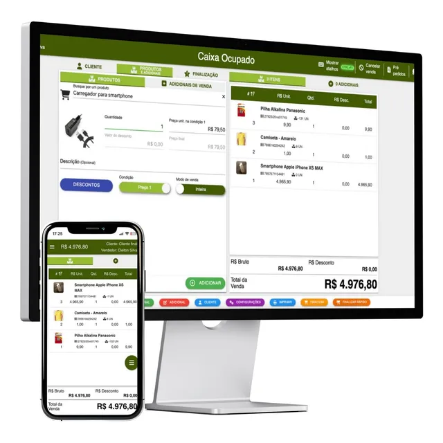 Sistema De Vendas Online, Controle De Estoque, Caixa, Pdv