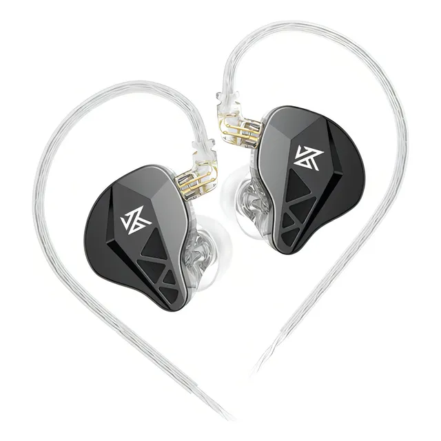 Audífonos Kz Edxs Monitor In-ear Hifi Última Generación Color Negro Sin micrófono