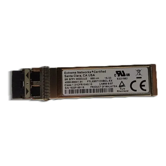 Extreme Networks 10gbase-sr Sfp+ Módulo Transceptor Mmf, Lc,
