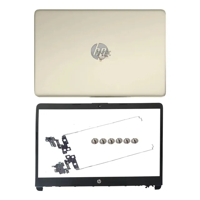 Kit Cover Bisel Bisagras Hp 14-cf2054la 14-df 14-dk 14s-cf Dorado