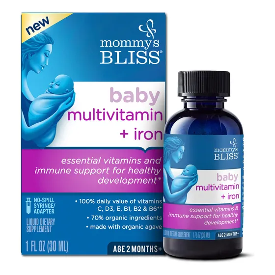 Suplemento Multivitamínico Y Hierro Para Bebés Mommy's Bliss
