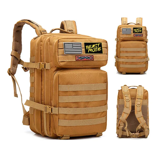 Bolso Mochila Táctica 45 L Crossfit Militar Multiusos Rudo
