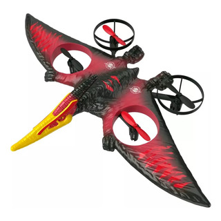 Drone Dinossauro De Controle Remoto Função Voo Led E Manobra Drone Dinossauro De Controle Remoto Função Voo Led E Manobra