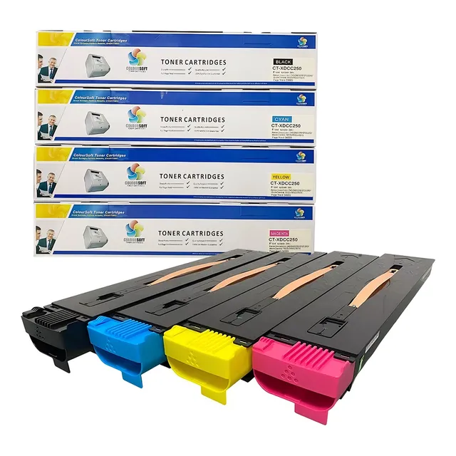 4 Toner Compatible Con Docucolor 240 250 260 7655 7665 7775 Negro Cian Yellow Magenta