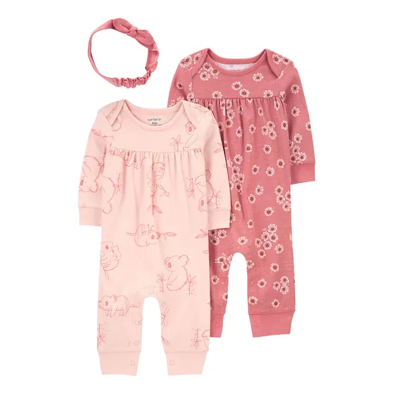 Carter´s Pack 3 Osito Pijama Vincha 1r038810