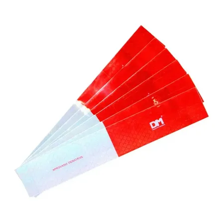 Pack 6 Faixas Refletivas para Caminhão Vermelho DM