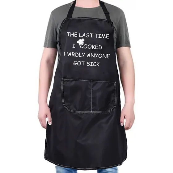 Pxtidy Delantal Chef Divertido The Last Time I Cooked Hardly