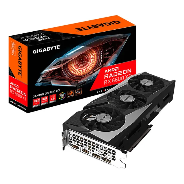 Tarjeta Gráfica Gigabyte Radeon Rx 6600 Xt Gaming Oc Pro