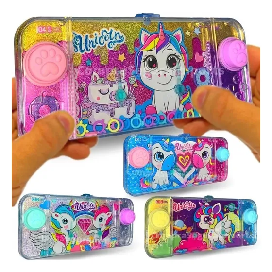 Juego Atari De Agua Para Apilar Anillos De Unicornios 3d