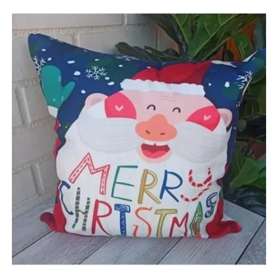 Funda De Navidad Funda De Cojin 45x45 Diseños Navideños