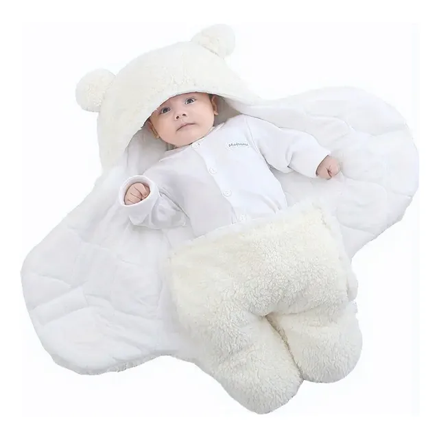Saco De Dormir Algodón Y Lana Bebé Niño Y Niña Cobija