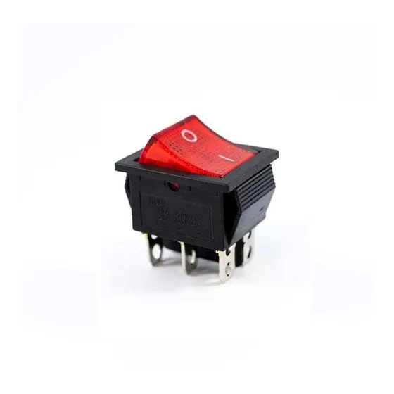 Interruptor Kcd4 Rojo On Off 125v 20a