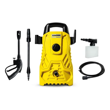 🚿 *POTÊNCIA E PRATICIDADE NO LIMPEZA!*

*Lavadora de Alta Pressão Kärcher Compacta 1500 Psi 1400W 300L/h*  
~R$ 499,90~ → *R$ 329,90*  
💥 *34% OFF*

✅ Remove sujeiras difíceis com alta pressão e eficiência  
✅ Aplicador de detergente integrado para limpez