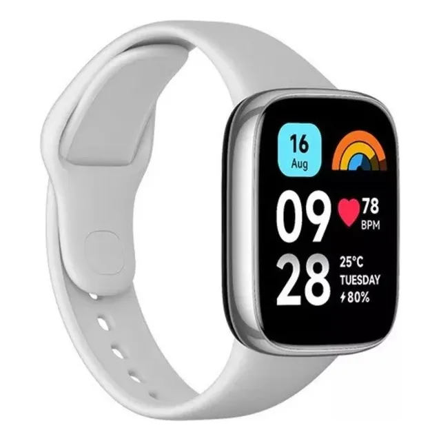 Funda con pantalla global para reloj inteligente Xiaomi Redmi Watch 3 Active N Call, color gris claro