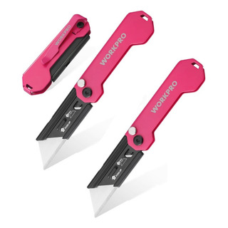 Navaja Multiusos De Bolsillo Plegable Workpro, 2 Piezas Navaja Multiusos De Bolsillo Plegable Workpro, 2 Piezas