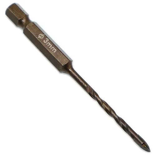 Mecha Broca Flecha Cruzada Granito Ceramica Vidrio 3mm 4mm