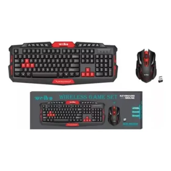 Teclado Mas Mouse Inalambrico Gamer