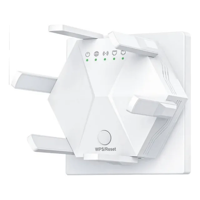 Extensor De Wifi 6 Antenas Wi-fi Doble Banda Repetidor Dual