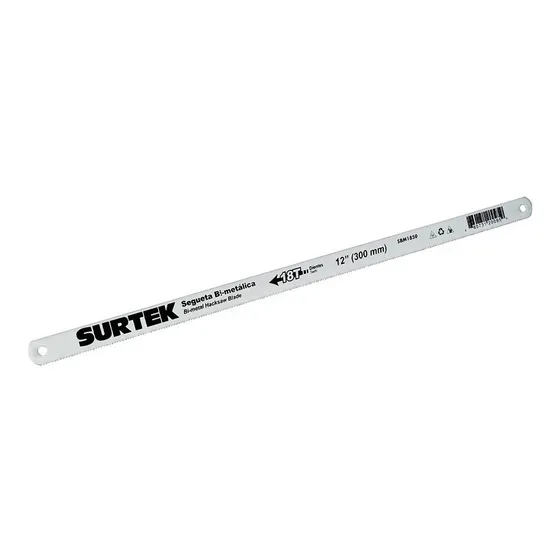 Segueta Bimetalica 12 Pulgadas 18dpp Surtek Sbm1850