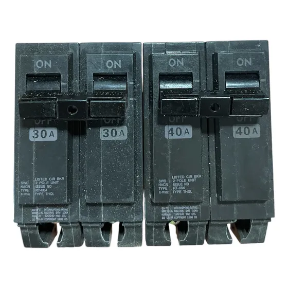 Breaker 2 Polos 30amp Y 40amp Para Empotrar Sea Star