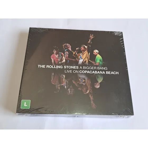 Box 2 Cd + Dvd Rolling Stones  A Bigger Bang Live Copacabana