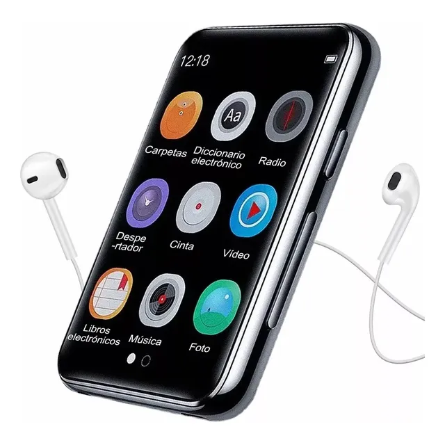 68 Gb Reproductor Música Mp3 Mp4 Con Bluetooth Hifi Táctil
