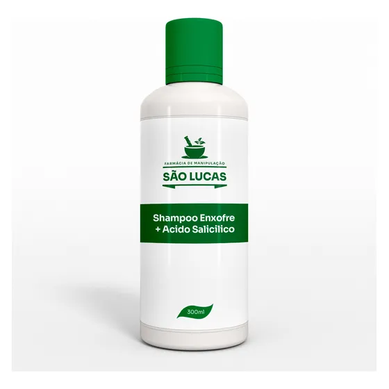 Shampoo Enxofre + Acido Salicilico 300ml Anticaspa