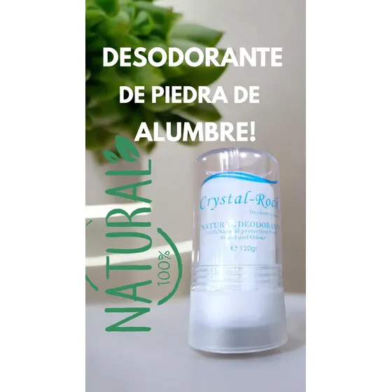 Desodorante De Piedra De Alumbre 100% Natural