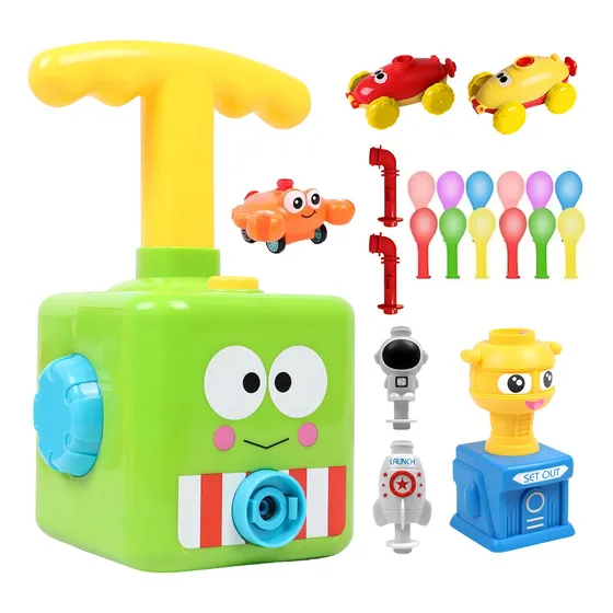 Bombín Lanzador De Auto Inflador Globo Sin Bpa Para Niño Color Rana Sy646b-12