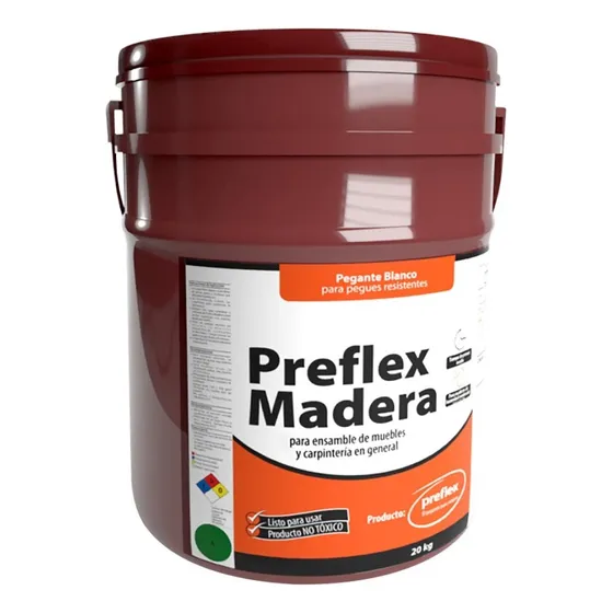 Pega / Cola Blanca Para Madera Preflex Cuñete