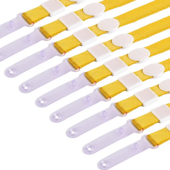 100 Peças - Cordão Para Crachá 12mm X 85 Cm