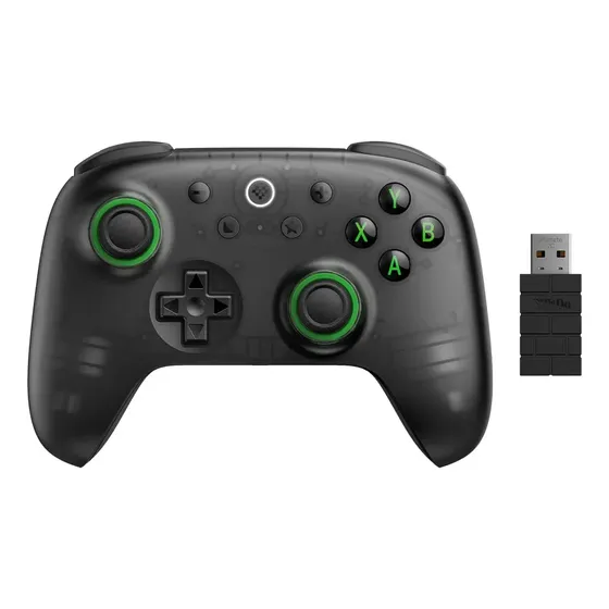 Control 8bitdo Ultimate 2c Wireless Transparent Black Negro | Cuotas sin interés