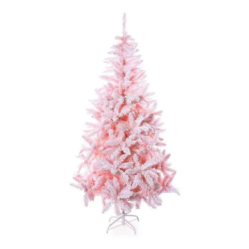 Árvore Cotton Nevada Rosa 210cm 1180 Hastes 1105097