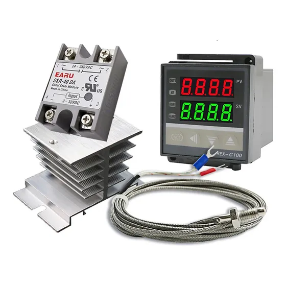 Kit Pid Con Relé Ssr40a, Sonda Termopar Y Disipador De Calor