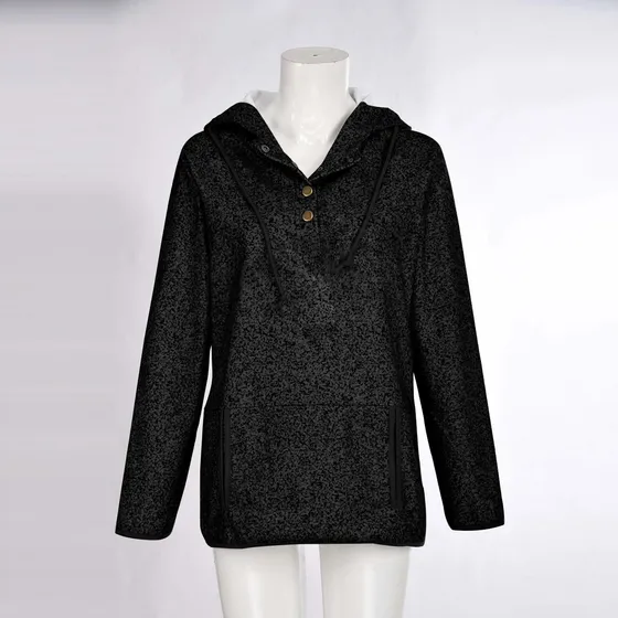 Salifun Sudadera Capucha Para Dama Manga Larga Informal