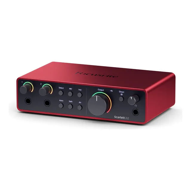 Interfaz De Audio Focusrite Scarlett 2i2 4th Gen