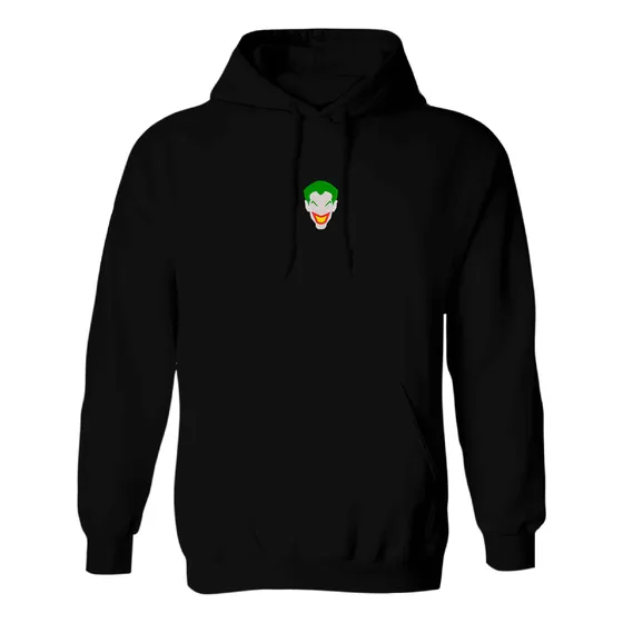 Sudadera Con Gorro Bordado Guason Joker Mascara Rostro