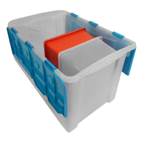 Caja Plástica Multiusos King Box 111 Lts Colores Surtidos