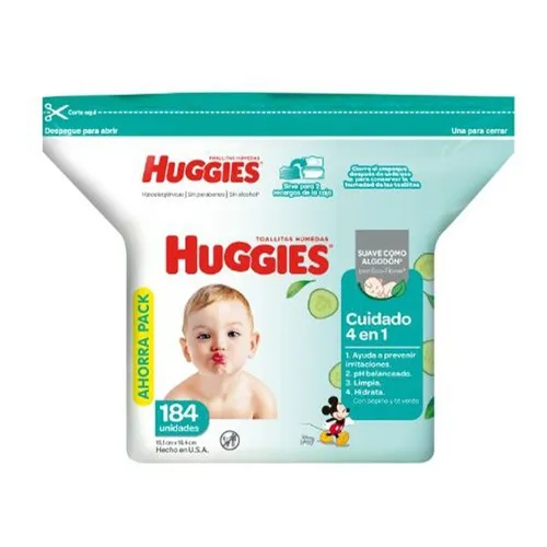 Toallitas Húmedas Huggies 4 En 1 X184