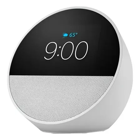 Echo Spot Alexa Despertador Inteligente Cor Branco