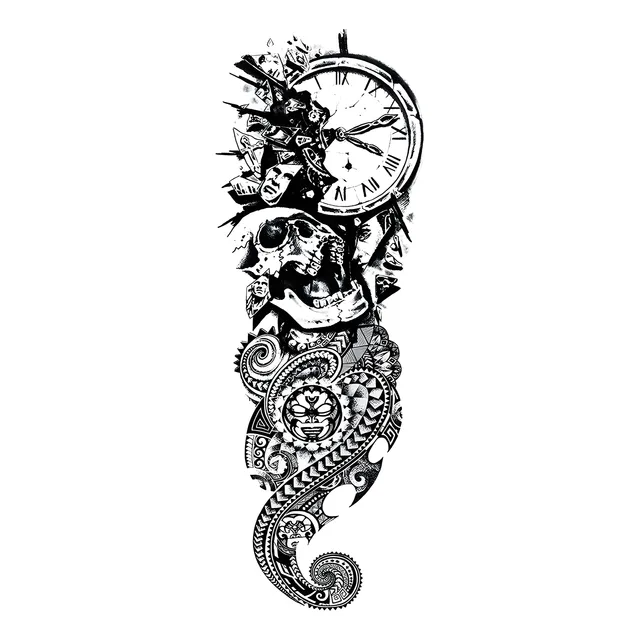 Tatuajes Temporal Brazo Pierna Completo Diseños Alta Calidad