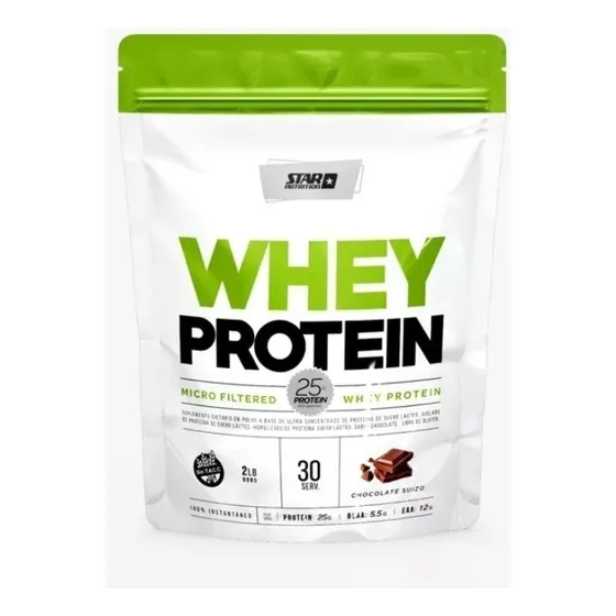 Whey Protein 2lb Star Nutrition Doypack Proteína Concentrada