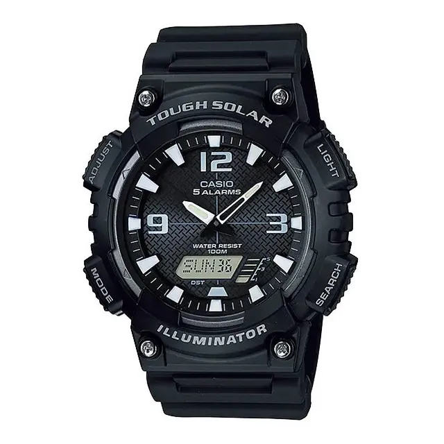 Reloj Tough Solar Analogico Digital Casio Aq-s810w-1av Negro