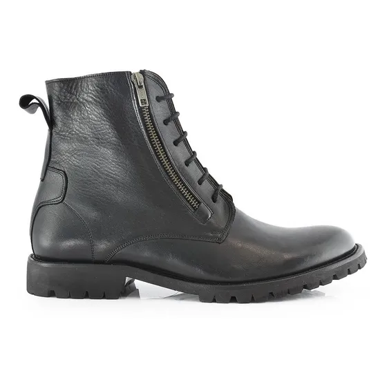 Borcego Hombre Cuero Bota Briganti Botita Goma-  Hcbo00843