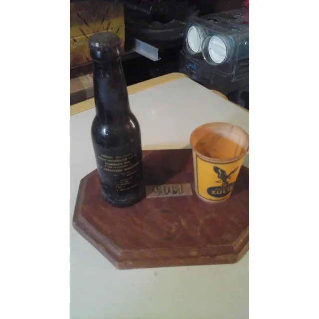 Botella Y Vaso Zulia De Coleccion