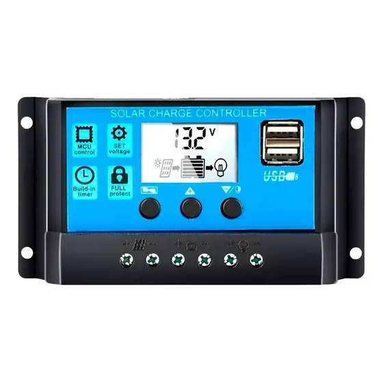 Controlador Inteligente Regula Carga Panel Solar 30a 12v 24v