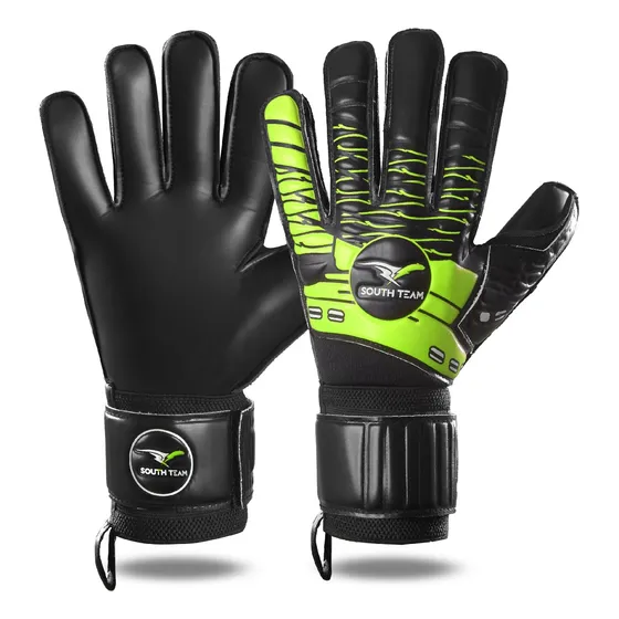 Luva Goleiro Profissional Com Talas Proteção Resistente Grip