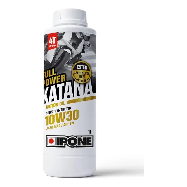 Aceite Lubricante De Motor Para Motos Ipone Katana 10w30 1l 4t
