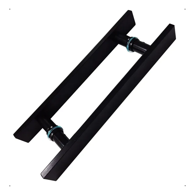 Puxador Porta De Correr Vidro Madeira 40cm Barra Maciço