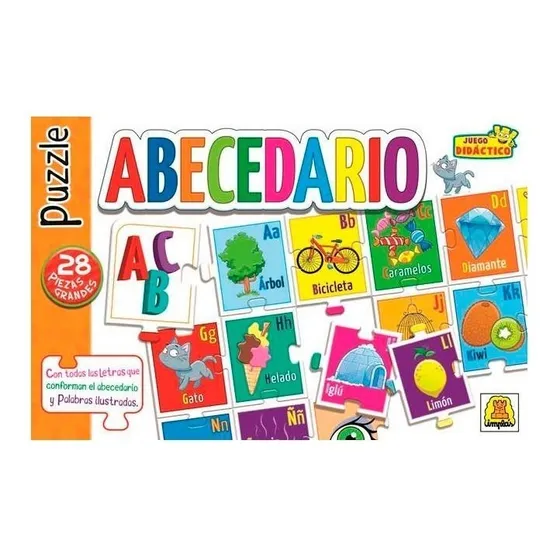 Abecedario Puzzle 28 Piezas Implás Didáctico